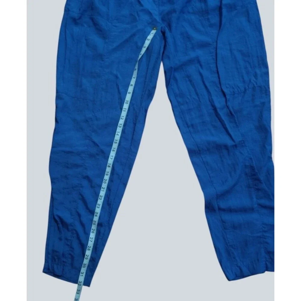 Vintage 90s Adidas Nylon Track Pants Blue Size L